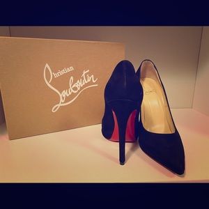 Christian Louboutin Suede Pigalle Plato